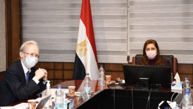 صورة وزيرة التخطيط والسفير الياباني بالقاهرة يبحثان أوجه التعاون المشترك