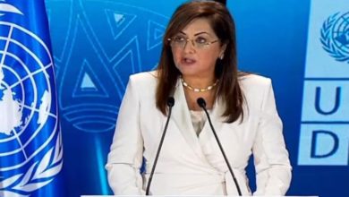 صورة وزيرة التخطيط: تقارير التنمية البشرية تحول أهداف الحد من الفقر إلى خطط للعمل