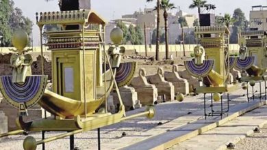 صورة الآثار تفتتح طريق الكباش بالأقصر في تمام الساعة الـ 7.30