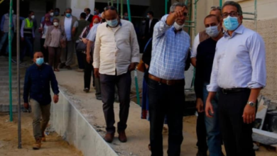صورة محافظ الإسكندرية ووزير السياحةو الأثار .. يتفقدا أعمال تطوير وترميم المتحف اليونانى الرومانى