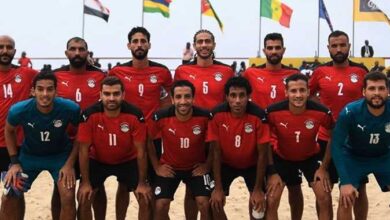 صورة منتخب مصر يخسر أمام السنغال في كأس الأمم الأفريقية للكرة الشاطئية