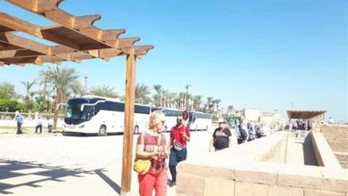 صورة مكتبة «مصر العامة» تستقبل وفد أمريكي لمشاهدة معالم الأقصر الأثرية والحضارية