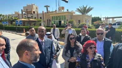صورة جولة تفقدية لسياحة النواب بـ مدينة طابا