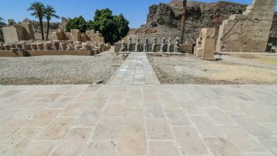 صورة السياحة والآثار تنتهي من مشروع تطوير خدمات الزائرين بالمتحف المفتوح بمعابد الكرنك