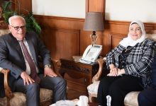 صورة “الغضبان” و”حطبة” يبحثان خطة تطوير قطاع السياحة فى بورسعيد