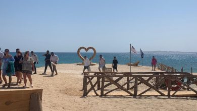 صورة جزيرة مجاويش تستقبل السياح لأول مرة بشواطئ رملية ومياه فيروزية