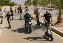 صورة دراج مصري يصل السعودية في رحلة لرفع الوعي بتغير المناخ