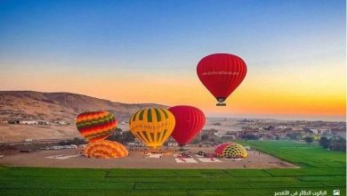 صورة 45 رحلة بالون طائر تحلق بـ900 سائح فوق معابد الأقصر