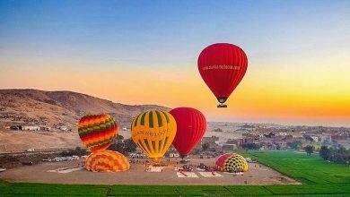 صورة أعلى معدلات إشغال لرحلات البالون الطائر في الأقصر .. 1600 سائح في 70 بالون