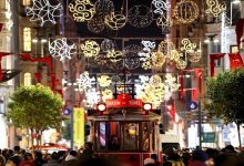 صورة إسطنبول بتركيا ثاني أكثر مدينة مضاءة بأوروبا في عيد الميلاد خلال ديسمبر 2023