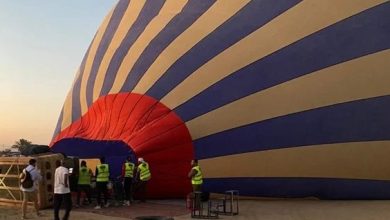 صورة إلغاء رحلات البالون الطائر بالأقصر لسوء الأحوال الجوية