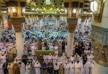 صورة المسجد النبوي يستقبل 15 مليون زائر بالنصف الأول من رمضان