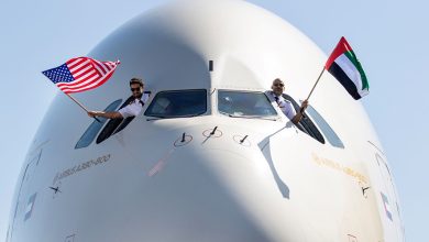 صورة “الاتحاد للطيران” تطلق طائراتها “إيرباص A380” إلى نيويورك