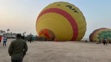 صورة سلطة الطيران المدني تلغى رحلات البالون في الأقصر لسرعة الرياح