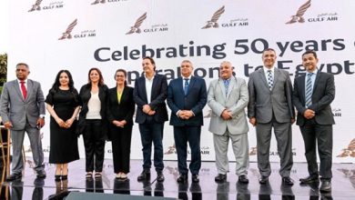 صورة طيران الخليج تحتفل بمرور 50 عاماً على تدشين عملياتها في مصر