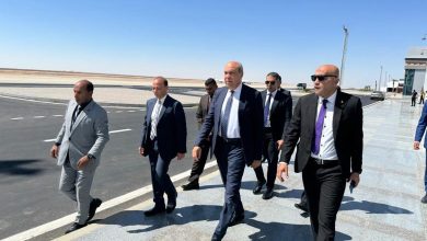 صورة وزير الطيران يتفقد مطار العلمين الدولي ومعاينة المواقع التوسعية