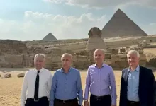 صورة منطقة أهرامات الجيزة تستقبل وزير التعليم العالي التركي