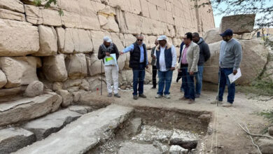 صورة “الأعلى للآثار”: بدء مشروع ترميم معبد الرامسيوم بالأقصر بالتعاون مع كوريا الجنوبية