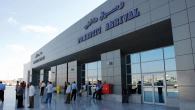 صورة 7 رحلات طيران دولية تصل مطار مرسى علم