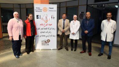 صورة بروتوكول تعاون بين “مصر للطيران” ونادي “روتاري حورس” هليوبليس وتنظم حملة للتبرع بالدم