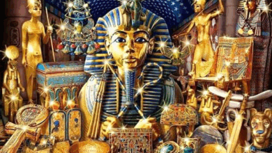 صورة مجموعة الملك توت عنخ آمون تعرض لأول مرة كاملة داخل المتحف الكبير