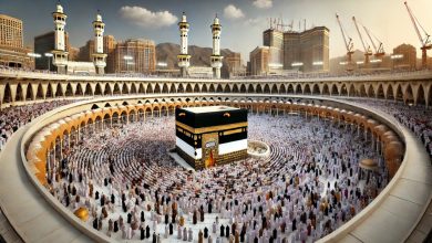 صورة وصول حجاج السياحة إلى الأراضي المقدسة وعددهم 41000