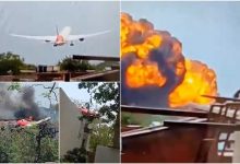 صورة الناجي الوحيد من تحطم الطائرة الهندية: سمعنا صوتًا مدويًا بعد 30 ثانية من الإقلاع