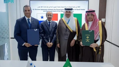 صورة السعودية وبنما توقعان اتفاقية في مجال خدمات النقل الجوي
