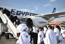 صورة مصر للطيران تسير غدًا 13 رحلة جوية لعودة حجاج بيت الله الحرام
