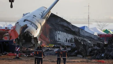 صورة محققون في كوريا: طائرة “جيجو إير” ربما كانت قادرة على مواصلة الطيران