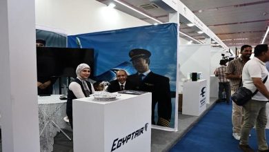 صورة مصر للطيران تشارك في معرض العراق الدولي للطيران والخدمات اللوجستية في بغداد