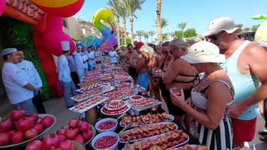 صورة بمشاركة 20 شيفًا.. مهرجان الرمان يجذب السياح بفنادق الغردقة