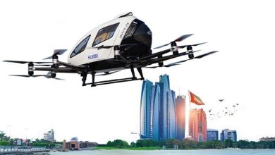 صورة “مطارات أبوظبي” تركب أول محطة شحن لطائرات التاكسي الكهربائي في الإمارات بمطار البطين