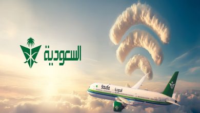 صورة الخطوط السعودية تطلق أولى رحلاتها المفعلة بخدمة الإنترنت فائق السرعة