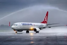 صورة استئناف رحلات الطيران بين إسطنبول والسليمانية بعد انقطاع دام 31 شهرًا