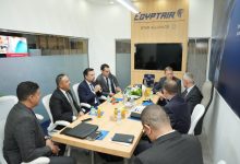 صورة القابضة لمصر للطيران تبحث مع شركات تصنيع الطائرات والمحركات تحديث أسطولها