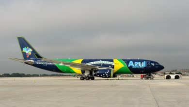 صورة إلغاء نحو 400 رحلة طيران في ساو باولو البرازيلية بسبب الرياح القوية