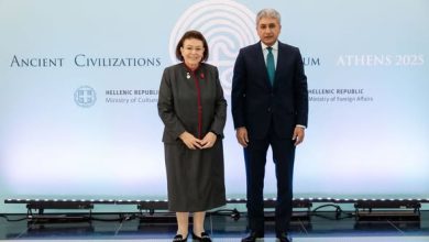 صورة وزير السياحة يشارك بالاجتماع الوزاري التاسع لمنتدى الحضارات القديمة بأثينا