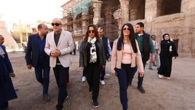 صورة وزيرتا التخطيط والتنمية ومحافظ الأقصر يتفقدون مناطق إسنا السياحية