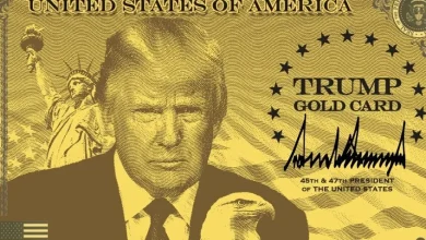 صورة إطلاق تأشيرة “بطاقة ترامب الذهبية” للأثرياء الأجانب مقابل مليون دولار