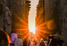 صورة تنشيط السياحة بالأقصر تشارك في رصد ظاهرة تعامد الشمس على معبد الكرنك