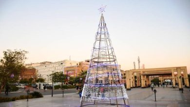 صورة أسوان تتزين إستعداداً لأعياد الكريسماس والميلاد