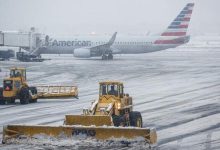 صورة إلغاء مئات رحلات الطيران في مطارات نيويورك مع اقتراب عاصفة شتوية
