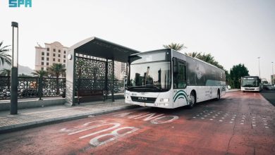 صورة إطلاق مسار جديد لـ”حافلات مكة” يربط المسجد الحرام بحي حراء الثقافي