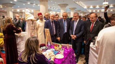 صورة افتتاح المعرض الأردني المغربي للصناعات والحرف التقليدية في عمان