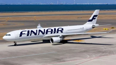 صورة “فين إير” الفنلندية للطيران تعلق رحلاتها في الأجواء العراقية حتى إشعار آخر
