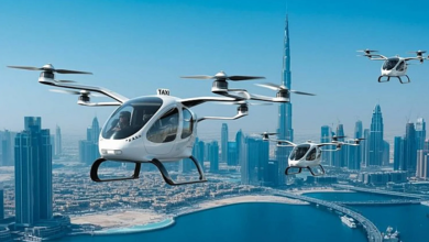صورة دبي تطلق “التاكسي الطائر” تجارياً بنهاية 2026