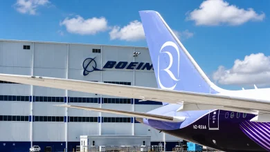 صورة طائرة بوينغ 787 تعود إلى ميونيخ بعد الإقلاع بسبب عطل