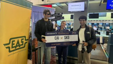 صورة مطار القاهرة يستقبل أولى رحلات “Aegean Airlines” من سالونيكي باليونان