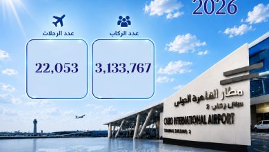 صورة مطار القاهرة الدولي يسجل 3.1 مليون راكب خلال أغسطس 2026 بارتفاع 9%